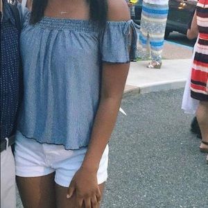 American Eagle off the shoulder summer top